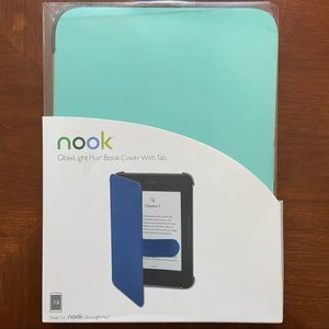 Nook GlowLight Plus Book Cover with Tab 7.8 inch - Aruba Blue